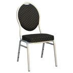 Premium Spandex Chair Cover with Foot Pockets for Banquet Chairs Black - Stretch 220GSM Fitted Slipcover - Bell Racket Store