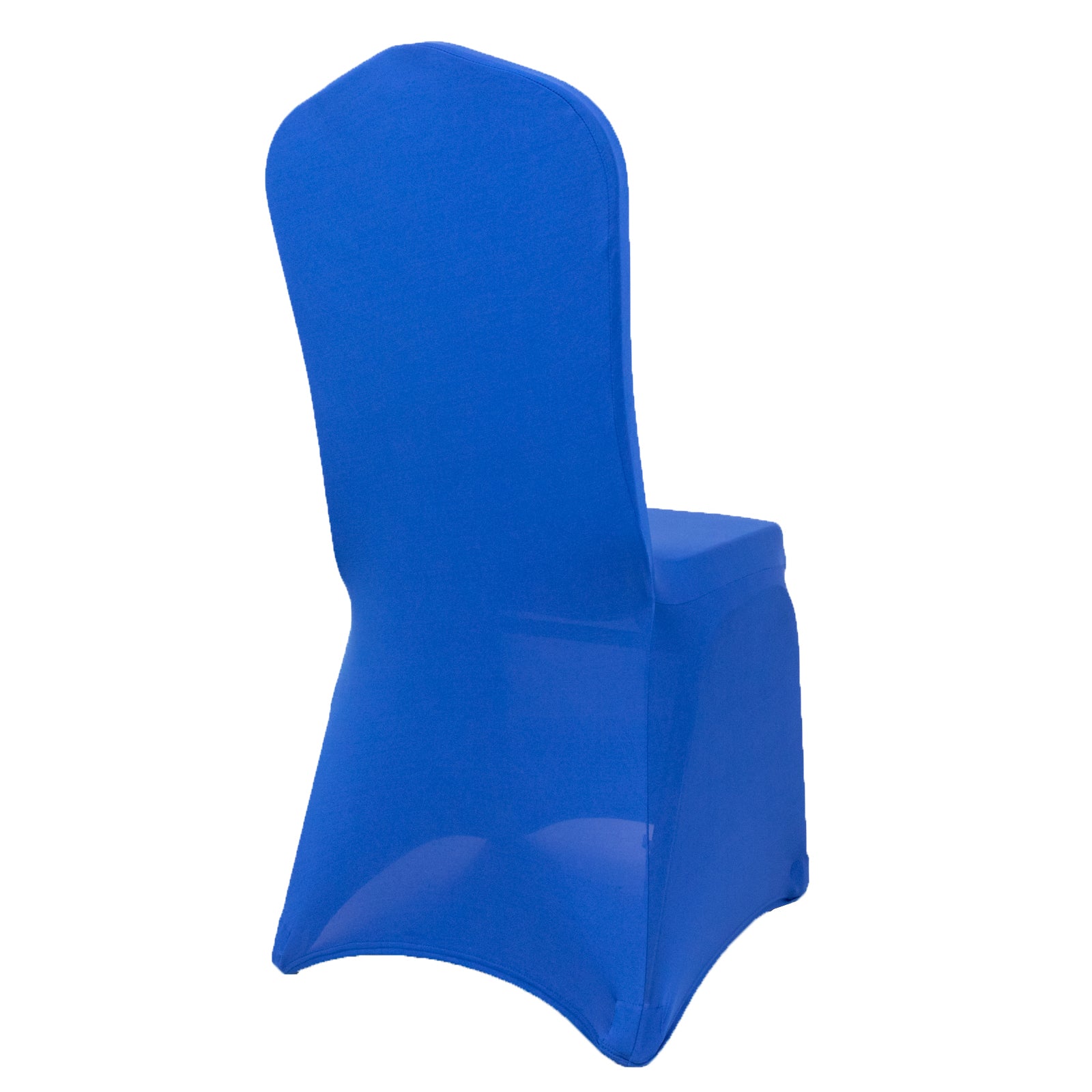Premium Spandex Chair Cover with Foot Pockets for Banquet Chairs Royal Blue - Stretch 220GSM Fitted Slipcover - Bell Racket Store
