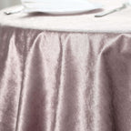 Velvet 72"x72" Table Overlay Square Tablecloth Mauve - Premium Soft Finish Table Topper