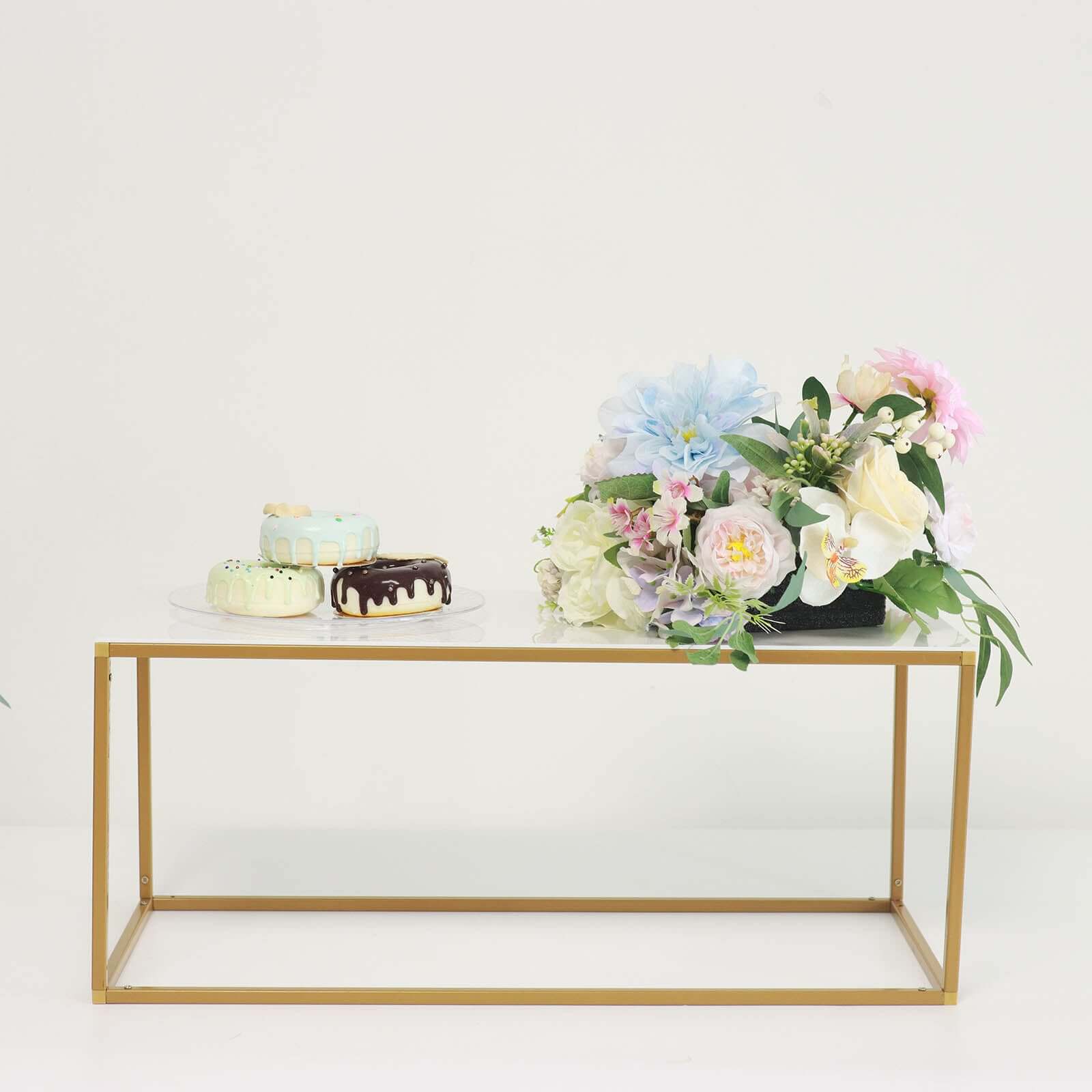 2-Pack Acrylic Plexiglass Sheets Rectangular Side Plates White - Protective Film Coating 32"x11"