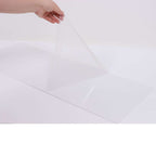 2-Pack Acrylic Plexiglass Sheets Rectangular Side Plates White - Protective Film Coating 40"x12"