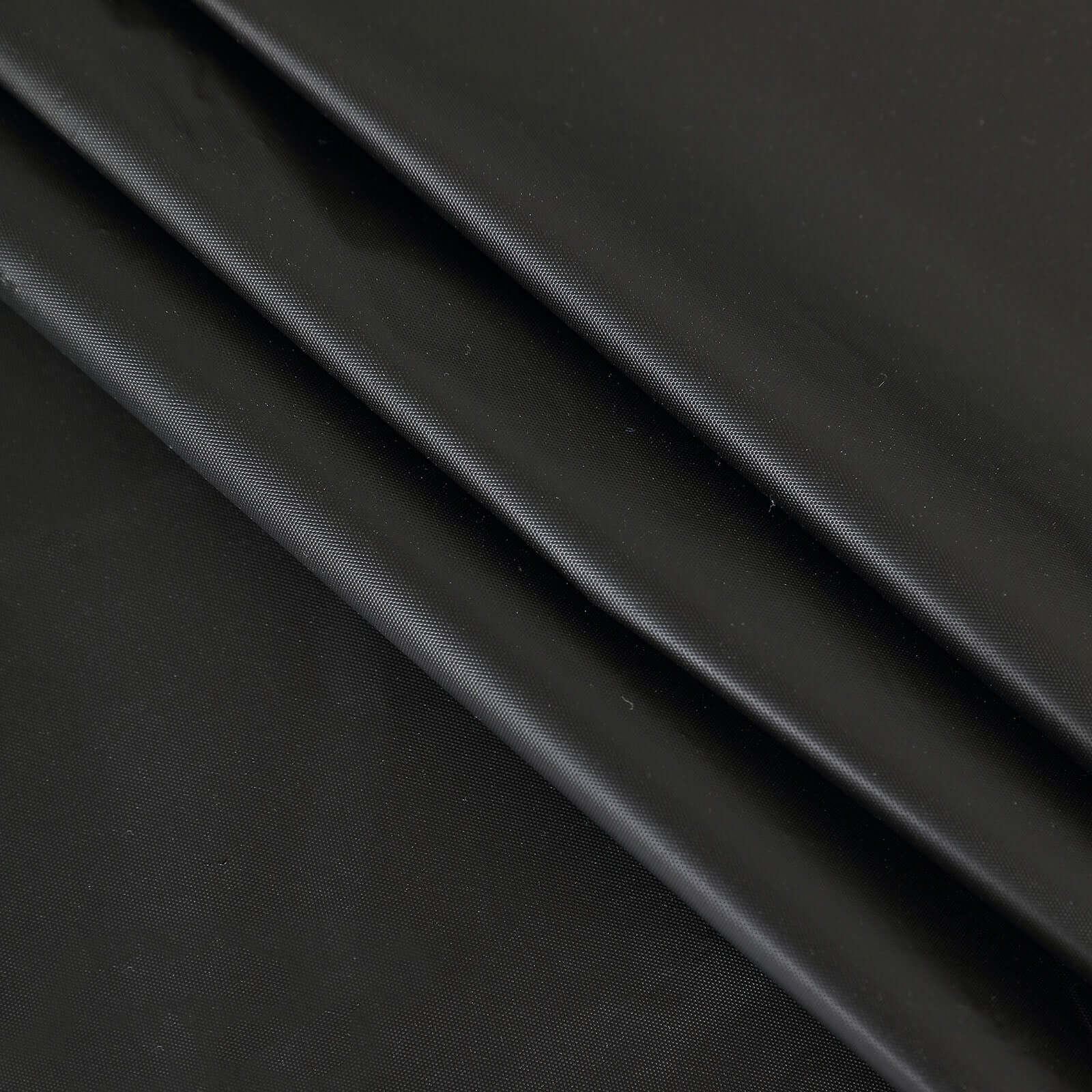 5-Pack Plastic Table Covers Black Rectangle - Reliable PVC Disposable Covers for Gatherings 54"x108"