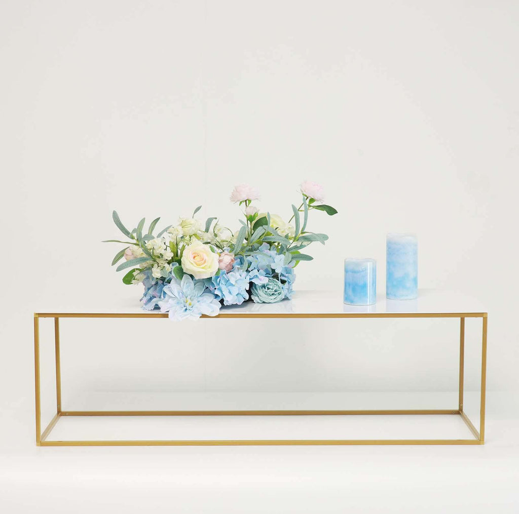 2-Pack Acrylic Plexiglass Sheets Rectangular Side Plates White - Protective Film Coating 40"x12"