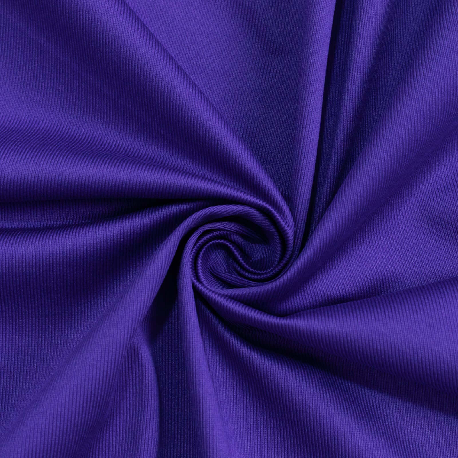 Purple Scuba Polyester Event Curtain Drapes, Durable Flame Resistant Backdrop Event Panel Wrinkle Free with Rod Pockets - 5ftx14ft - Bell Racket Store