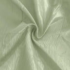 Taffeta 90"x132" Rectangle Tablecloth Sage Green - Seamless Accordion Crinkle Table Cover
