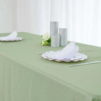 Polyester 60"x126" Rectangle Tablecloth Sage Green - Wrinkle-Resistant Table Cover