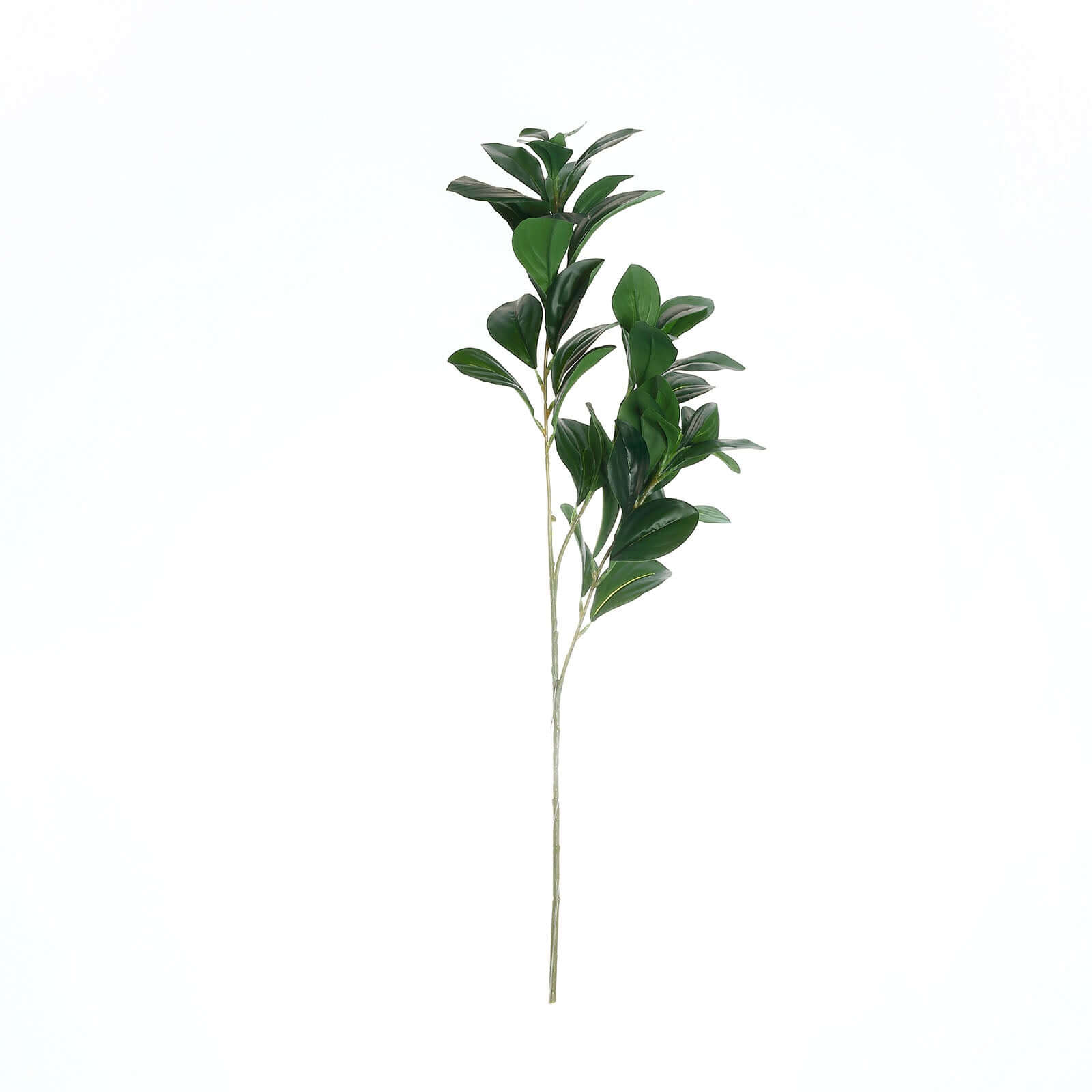 2 Stems 26" Green Artificial Lemon Leaf Branches Faux Greenery Plant