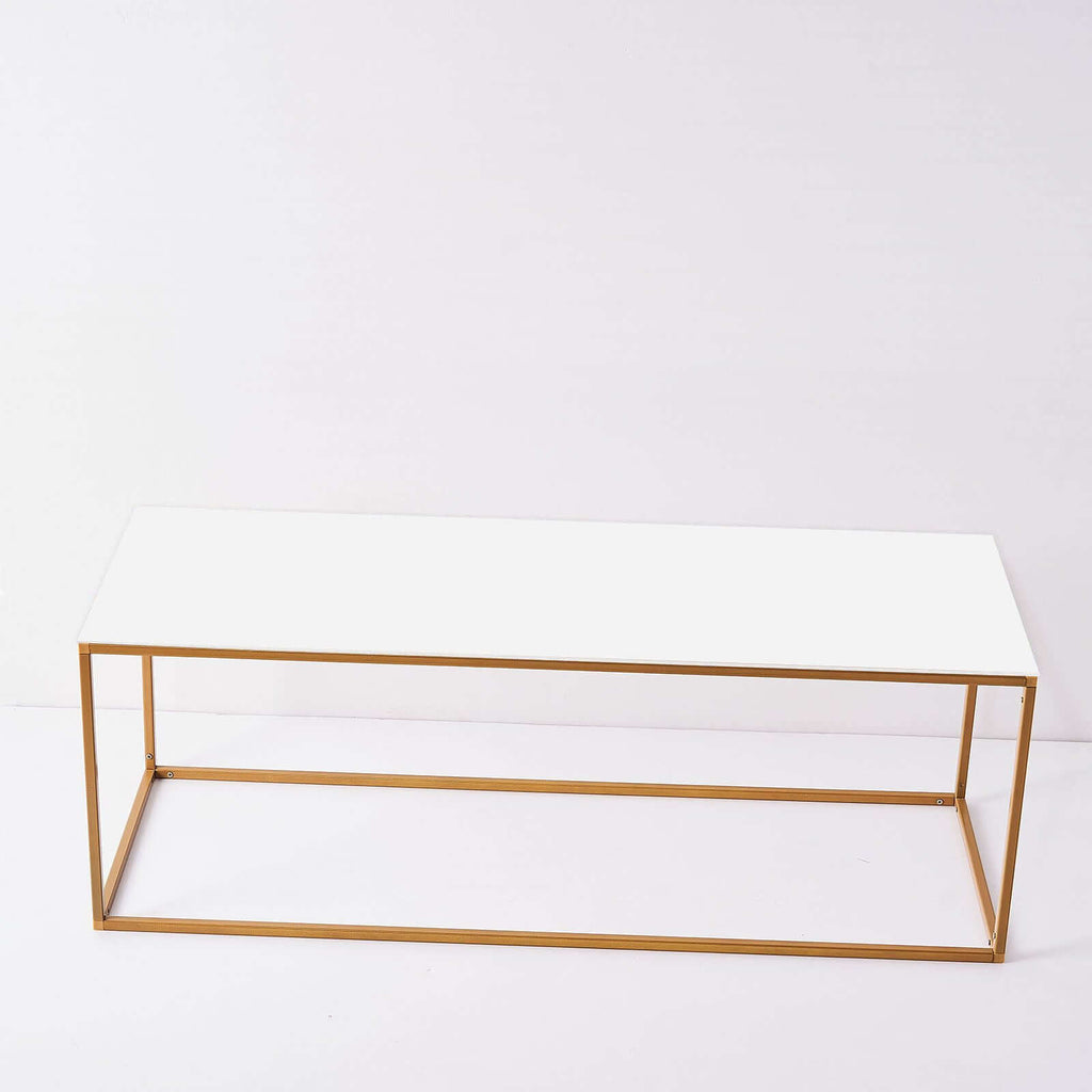 2-Pack Acrylic Plexiglass Sheets Rectangular Side Plates White - Protective Film Coating 32"x11"