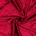 Red Crushed Velvet Backdrop Curtain â€“ 5ft x 12ft Event Drape with Rod Pocket, Privacy Panel for Photo Booths & Events - Bell Racket Store