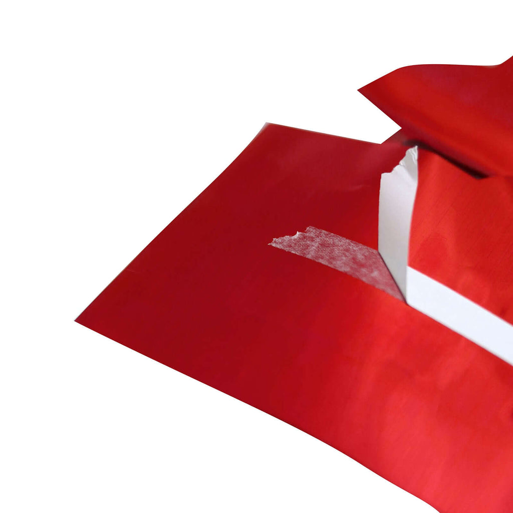 Red Heart Chain Foil Fringe Curtain Party Backdrop, Metallic Red Tinsel Streamer Party Decor - Door Window Foil Curtain - 3ftx6.5ft - Bell Racket Store