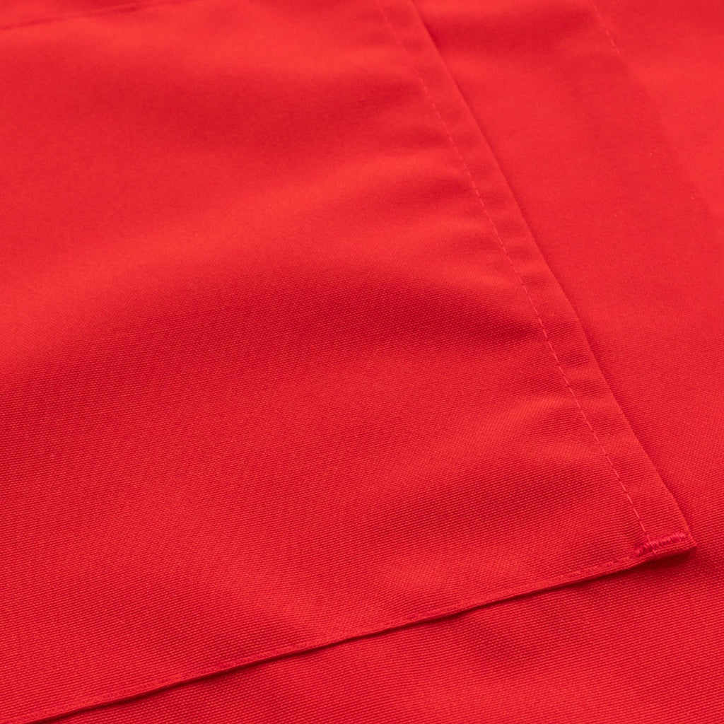 Red Premium Polyester Cooking Chef Apron with Adjustable Neck and Long Ties, Waterdrop Resistant 2 Pockets Unisex Kitchen Bib Apron - Bell Racket Store