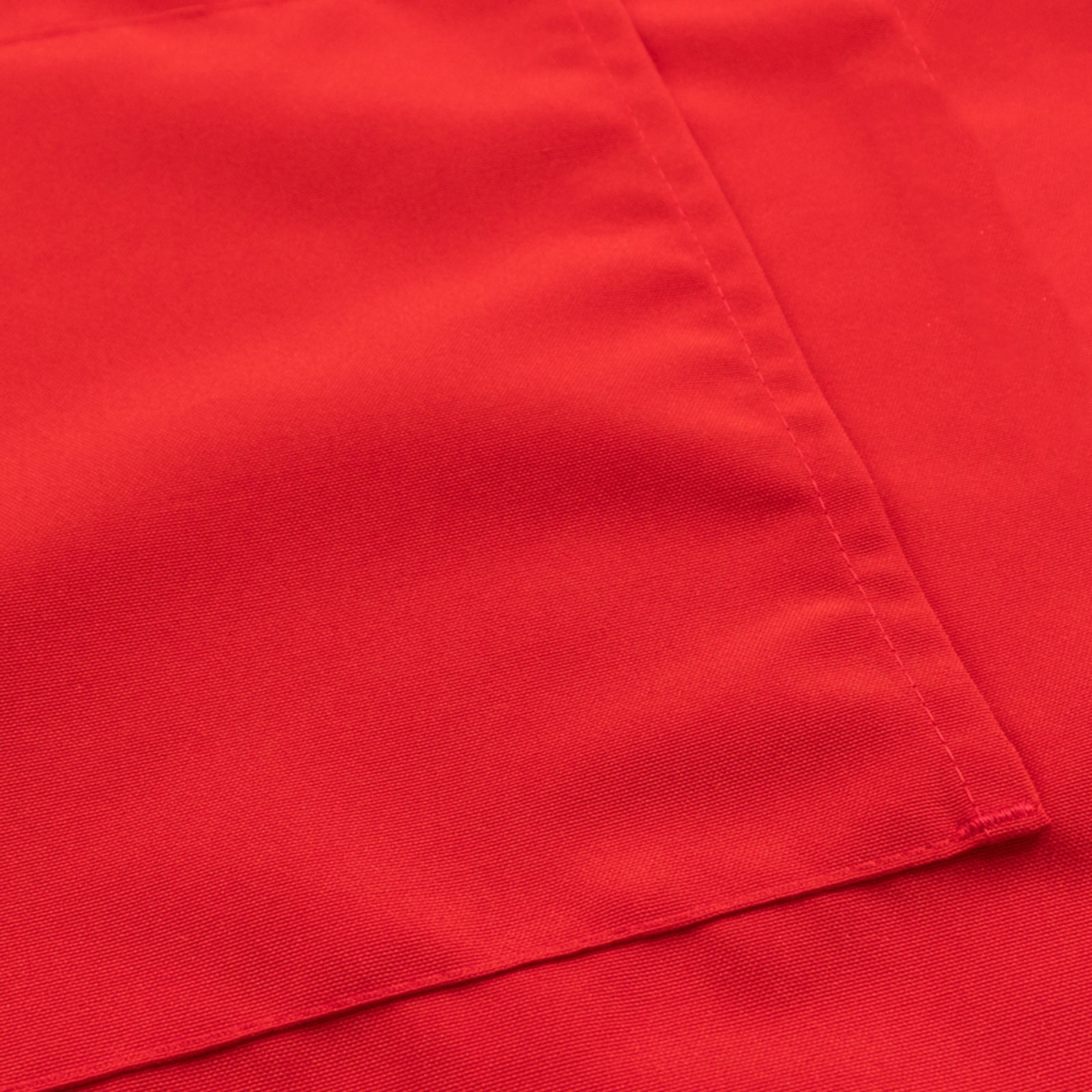 Red Premium Polyester Cooking Chef Apron with Adjustable Neck and Long Ties, Waterdrop Resistant 2 Pockets Unisex Kitchen Bib Apron - Bell Racket Store