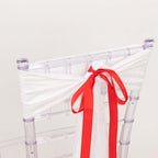 100 Yards 7/8" Red Single Face Decorative Satin Ribbon