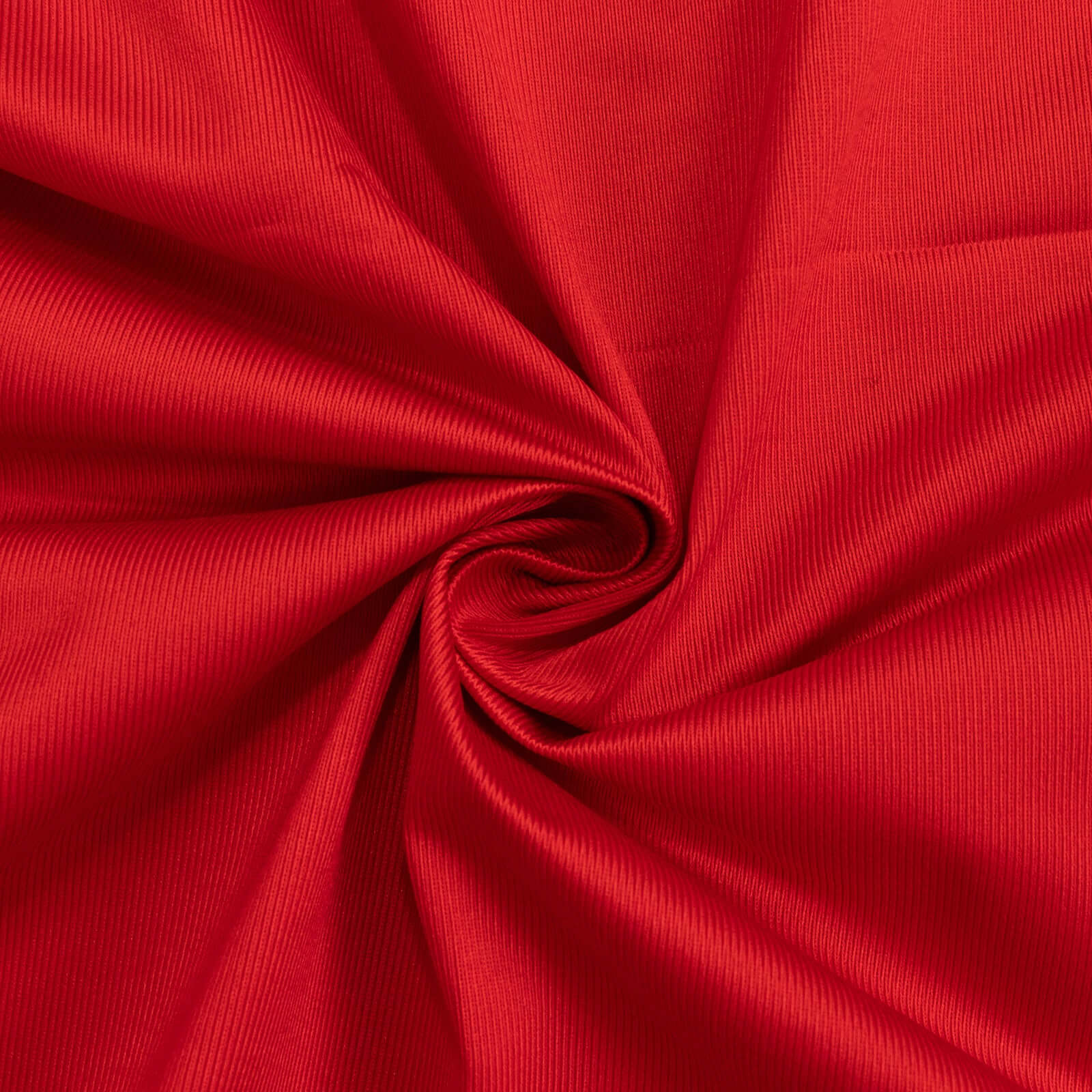 Red Scuba Polyester Event Curtain Drapes, Durable Flame Resistant Backdrop Event Panel Wrinkle Free with Rod Pockets - 5ftx14ft - Bell Racket Store