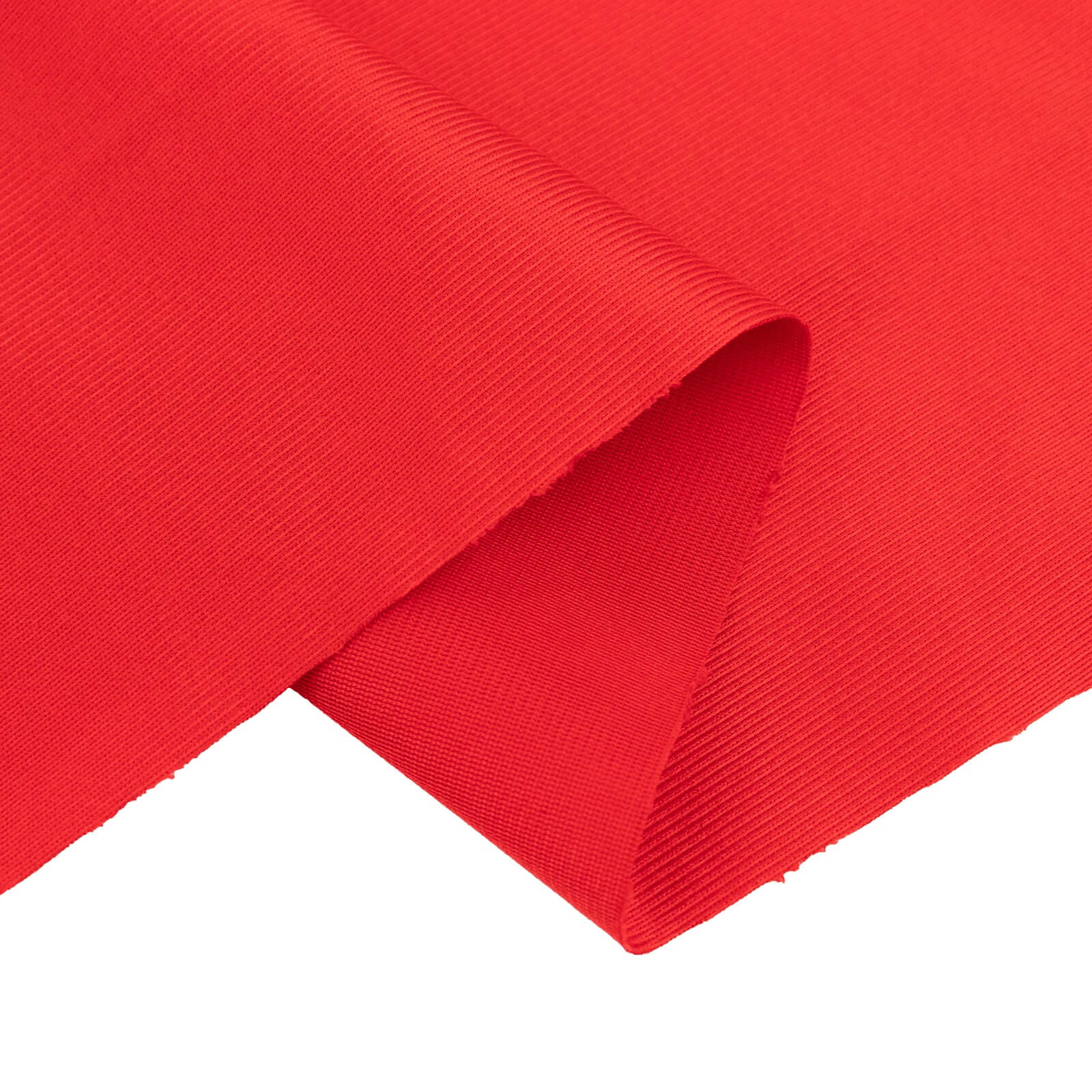 Red Scuba Polyester Fabric Roll, Wrinkle Free DIY Craft Fabric Bolt - 60"x10 Yards - Bell Racket Store