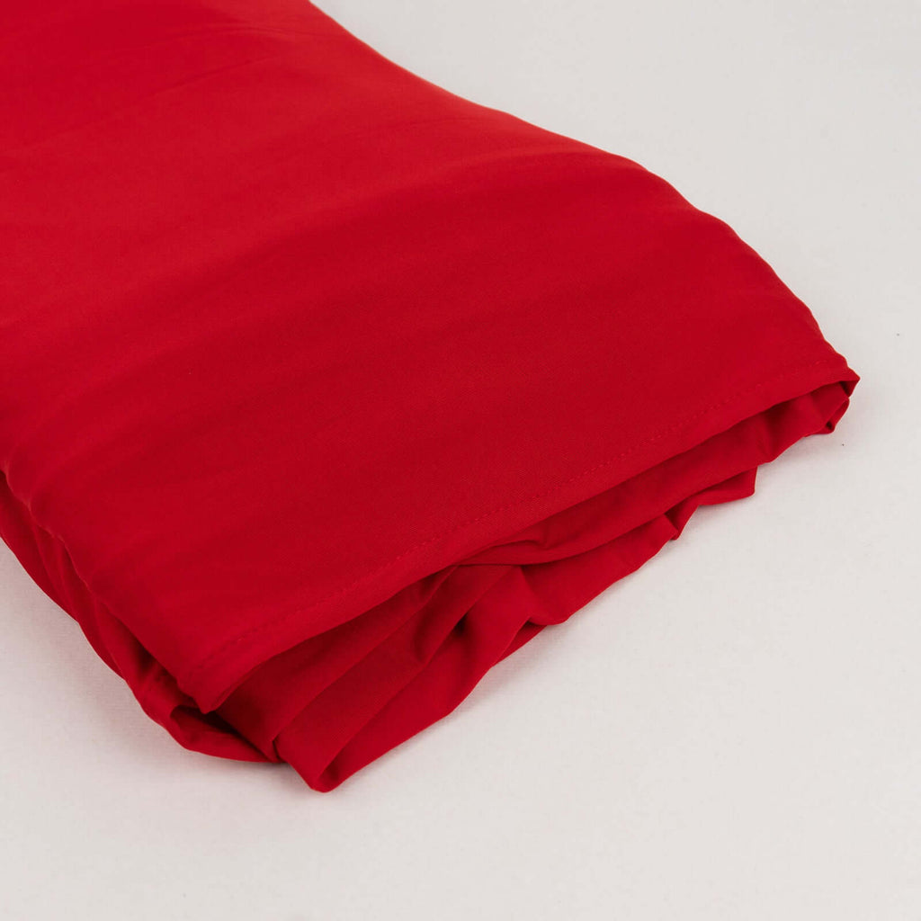 Red Spandex 4 - Way Stretch Fabric Roll, DIY Craft Fabric Bolt - 60"x10 Yards - Bell Racket Store