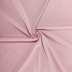 Stretch Spandex 6ft Rectangle Tablecloth Dusty Rose - Durable Form-Fitting Table Cover for Events & Presentations