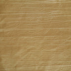 Taffeta 90"x132" Rectangle Tablecloth Gold - Seamless Accordion Crinkle Design for Sophisticated Gatherings