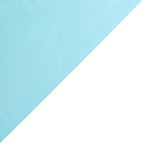 Plastic Table Cover Light Blue Rectangle - Lightweight PVC Disposable Tablecloth 54"x108"