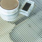 10 Pack 10 Sq ft Silver Peel and Stick Backsplash, Mosaic Mirror Wall Tiles