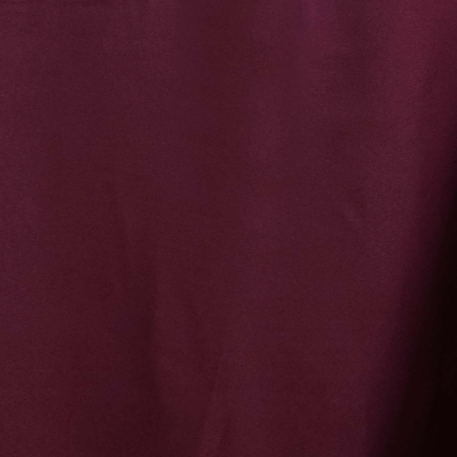 Polyester 60"x126" Rectangle Tablecloth Burgundy - Wrinkle-Resistant Table Cover