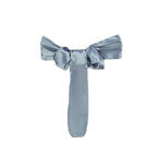 5 Pack Satin Chair Sashes Dusty Blue - Durable Chair Bows with Shiny Finish 6"x106"