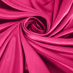 Satin 120" Round Tablecloth Fuchsia - Stylish Seamless Table Cover