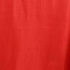 Polyester 90"x156" Rectangle Tablecloth Red - Seamless Wrinkle-Resistant Table Cover