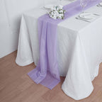Chiffon 6ft Table Runner Lavender Lilac - Flowy & Lightweight Table Decor