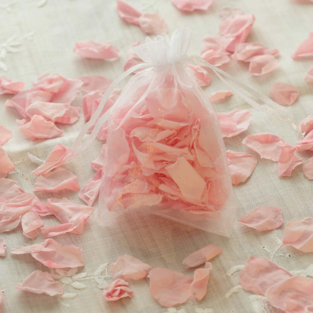10 Pack 3"x4" Pink Organza Drawstring Wedding Party Favor Gift Bags - Clearance SALE