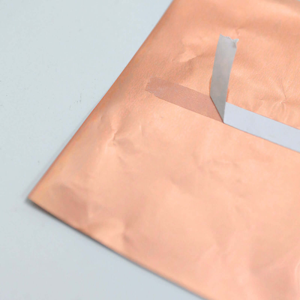 Rose Gold Heart Chain Foil Fringe Curtain Party Backdrop, Metallic Rose Gold Tinsel Streamer Party Decor - Door Window Foil Curtain - 3ftx6.5ft - Bell Racket Store