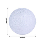 LED Color Changing Light Globe - Battery Operated Ball Centerpiece 10"