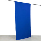 Royal Blue 4 - Way Stretch Spandex Event Curtain Drapes, Wrinkle Free Backdrop Event Panel with Rod Pockets - 5ftx10ft - Bell Racket Store