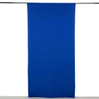 Royal Blue 4 - Way Stretch Spandex Event Curtain Drapes, Wrinkle Free Backdrop Event Panel with Rod Pockets - 5ftx10ft - Bell Racket Store