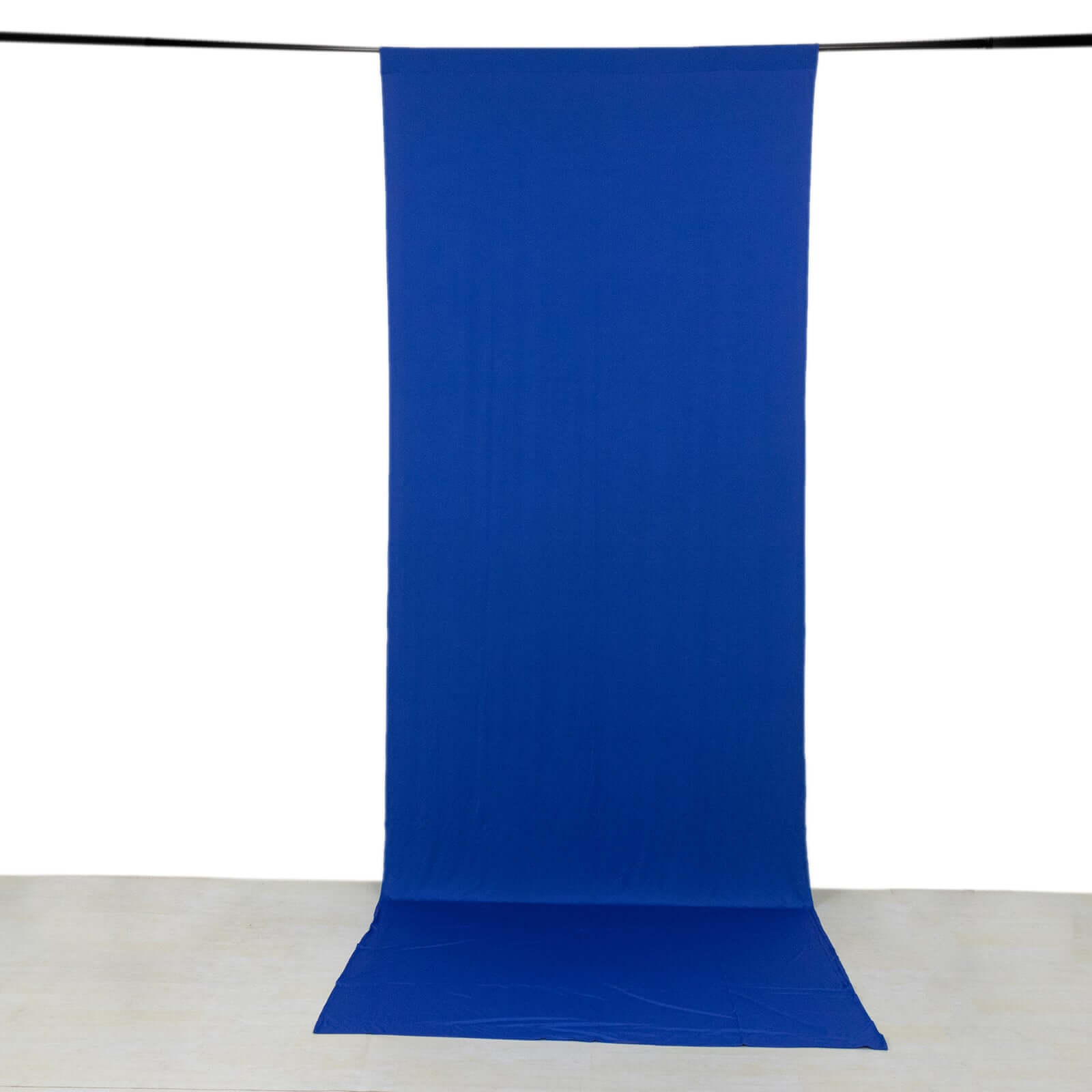 Royal Blue 4 - Way Stretch Spandex Event Curtain Drapes, Wrinkle Free Backdrop Event Panel with Rod Pockets - 5ftx14ft - Bell Racket Store