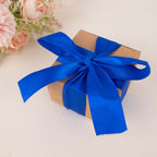 50 Yards 1.5" Royal Blue Single Face Decorative Satin Ribbon