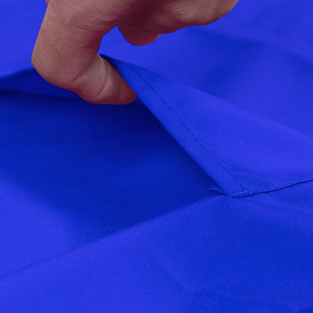 Royal Blue Premium Polyester Cooking Chef Apron with Adjustable Neck and Long Ties, Waterdrop Resistant 2 Pockets Unisex Kitchen Bib Apron - Bell Racket Store