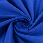 Royal Blue Scuba Polyester Fabric Roll, Wrinkle Free DIY Craft Fabric Bolt - 60"x10 Yards - Bell Racket Store