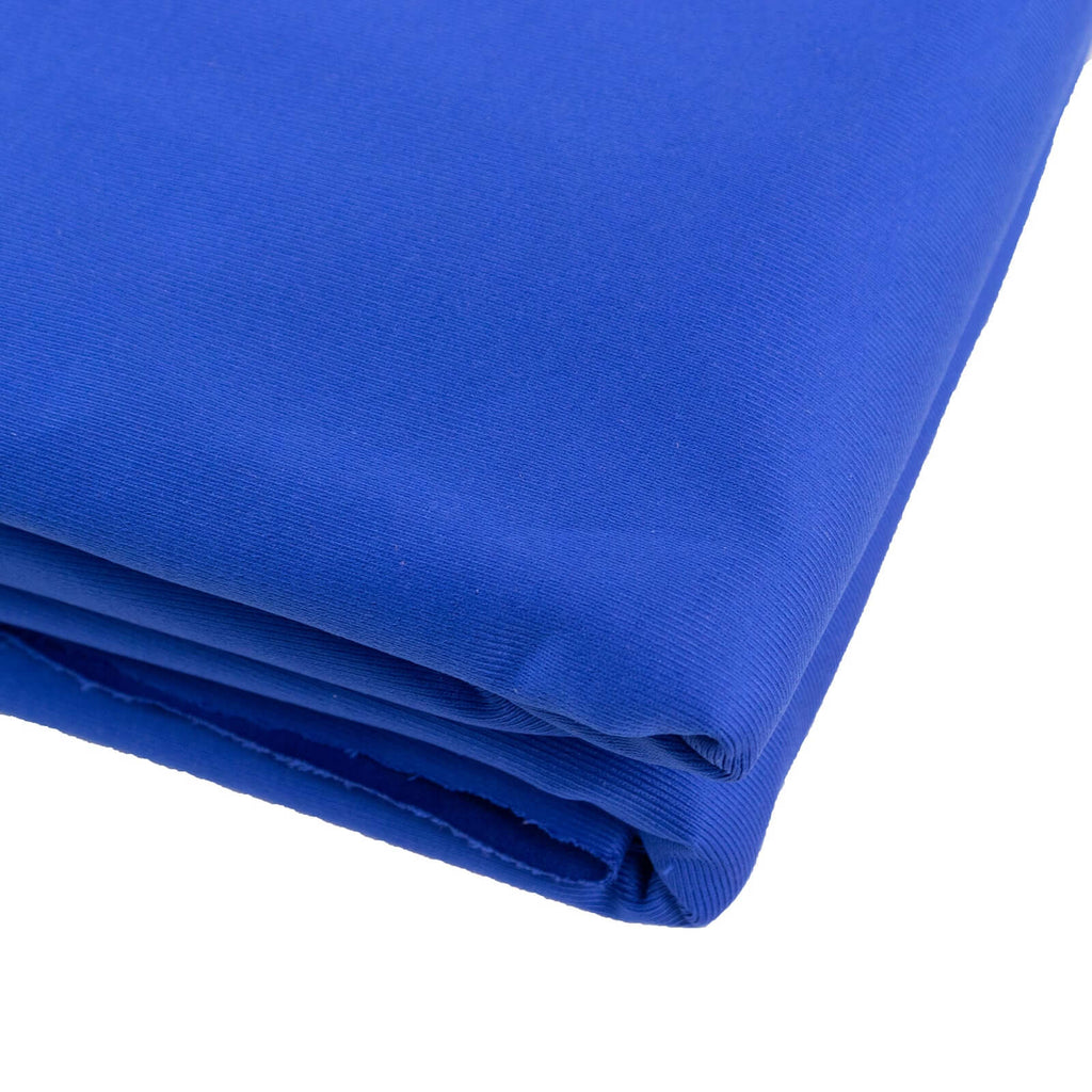 Royal Blue Scuba Polyester Fabric Roll, Wrinkle Free DIY Craft Fabric Bolt - 60"x10 Yards - Bell Racket Store