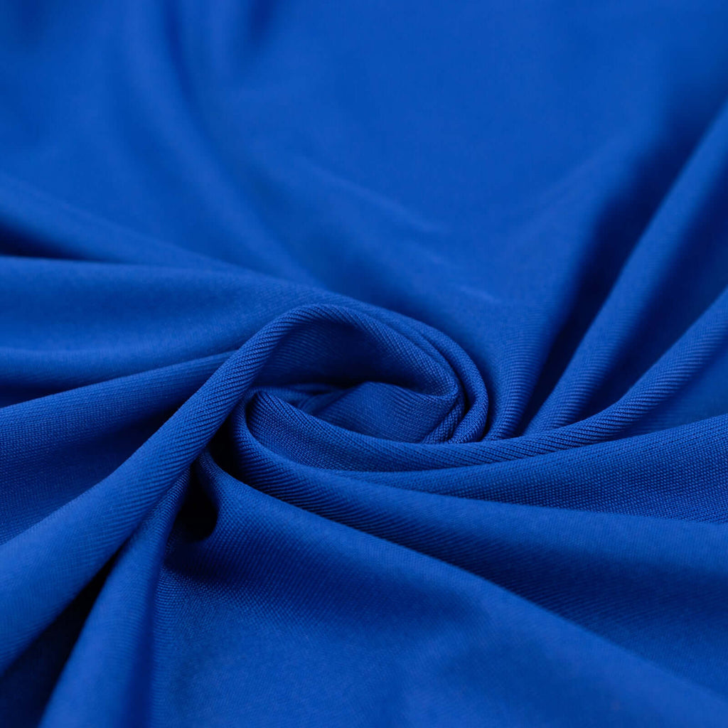 Royal Blue Spandex 4 - Way Stretch Fabric Roll, DIY Craft Fabric Bolt - 60"x10 Yards - Bell Racket Store