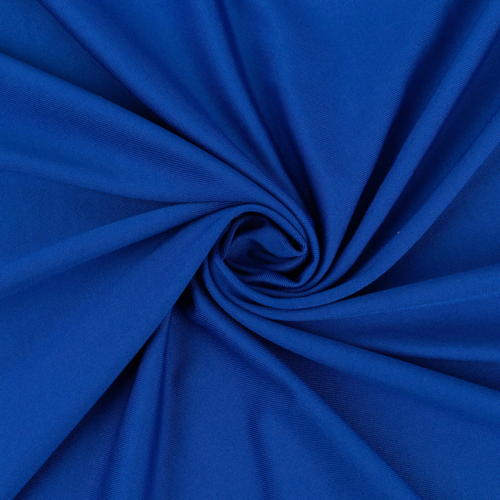 Royal Blue Spandex 4 - Way Stretch Fabric Roll, DIY Craft Fabric Bolt - 60"x10 Yards - Bell Racket Store