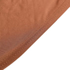 Spandex Chair Cover for Banquet Chairs Terracotta (Rust) - Stretch 160GSM Fabric with Slip-On Slipcover
