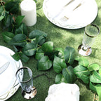 5ft Green Real Touch Artificial Poplar Leaf Garland, Flexible Vine