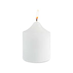 12-Pack Votive Candles Mini Design White - Multi-Purpose Candle Decor for Events 2"