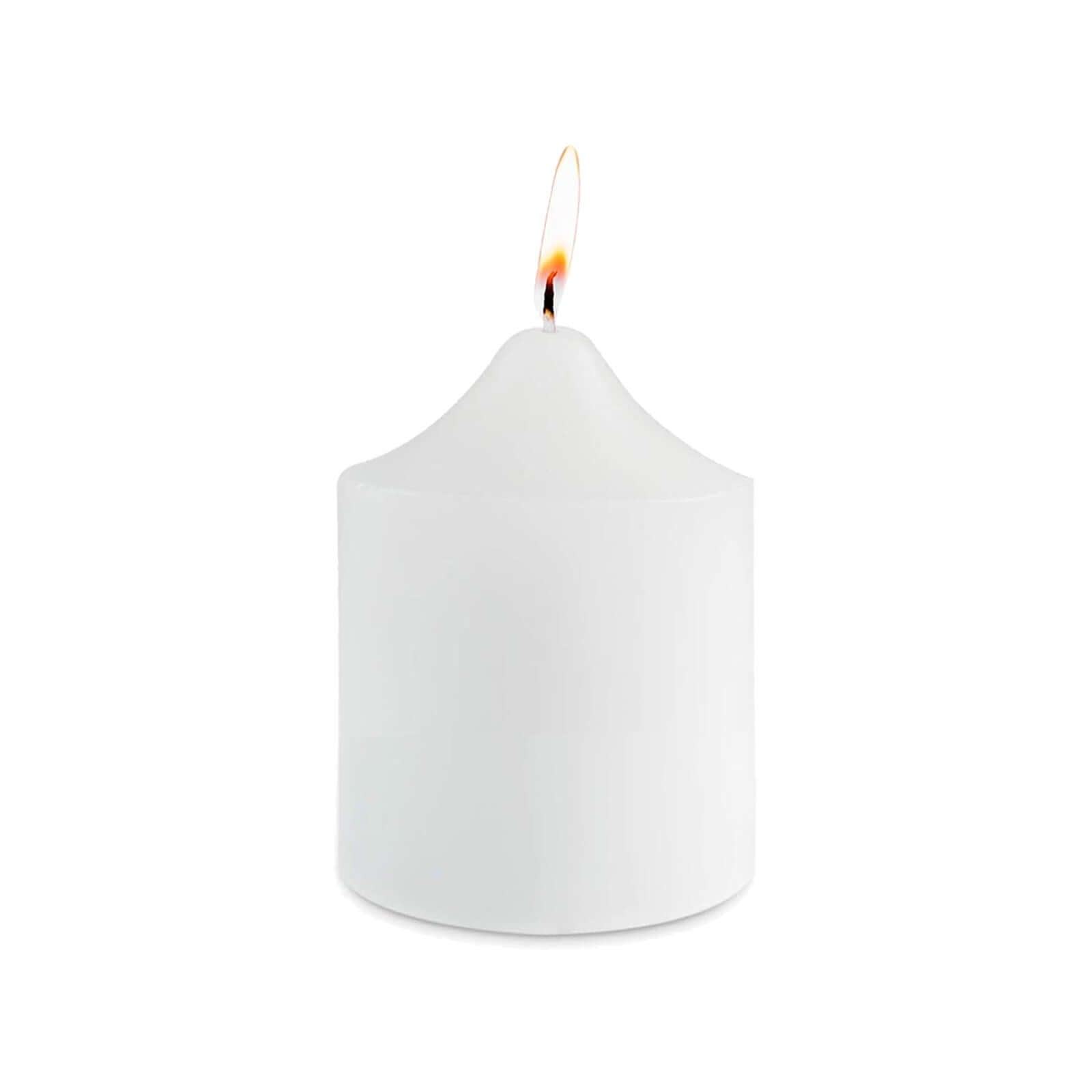 12-Pack Votive Candles Mini Design White - Multi-Purpose Candle Decor for Events 2"