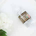 24 Pack Rustic Water Bottle Labels Wood Print with Gold Floral Frame "Thank You" Waterproof Bottle Stickers