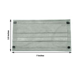 10 Pack 3 Ply Sage Green Disposable Face Mask Non Woven Mask with Ear Loop - Clearance SALE