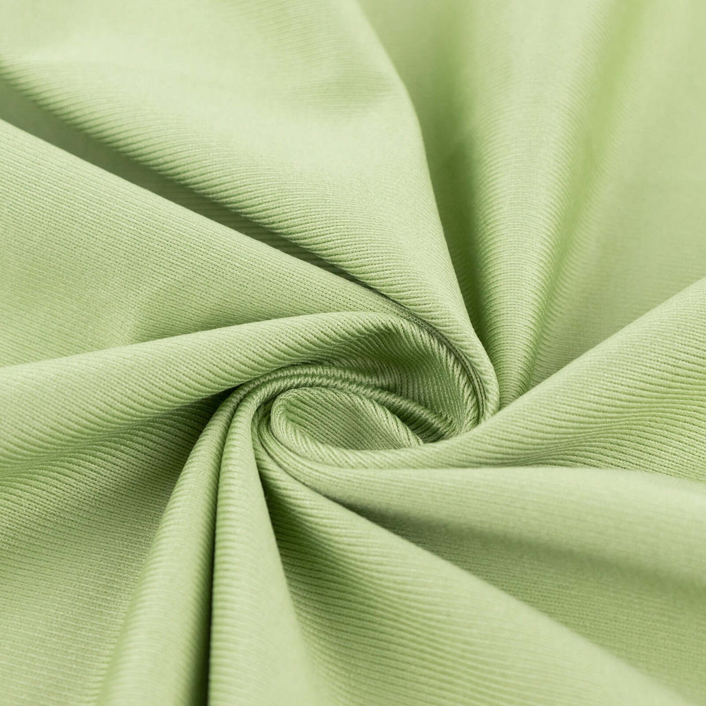 Sage Green Scuba Polyester Fabric Roll, Wrinkle Free DIY Craft Fabric Bolt - 60"x10 Yards - Bell Racket Store