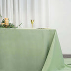 Polyester 90"x156" Rectangle Tablecloth Sage Green - Seamless Wrinkle-Resistant Table Cover
