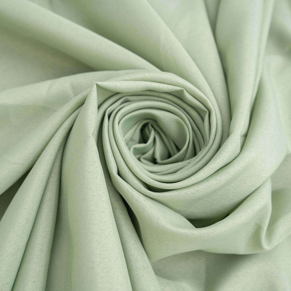 Polyester 108" Round Tablecloth Sage Green - Wrinkle-Resistant Table Cover